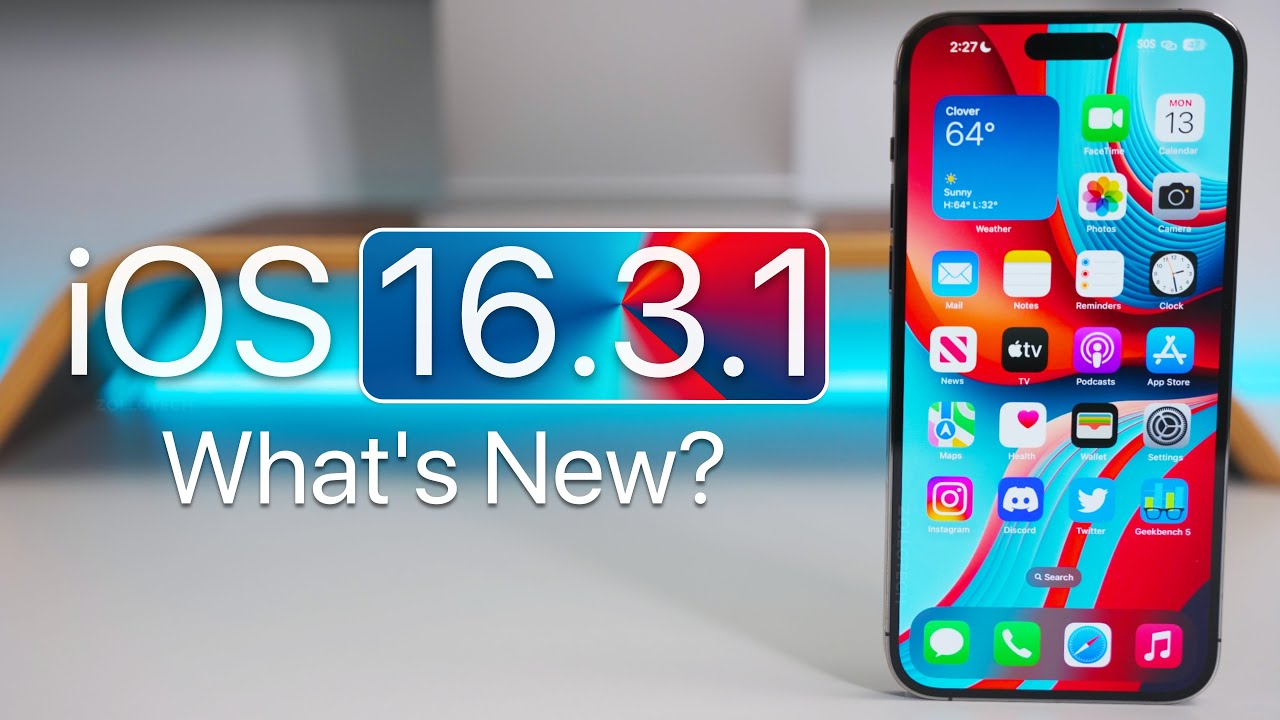 Ios 16.3.1 Should I Update